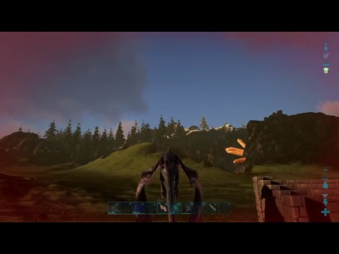 Ark my max level kibble tamed Dire wolf pack vs Giga.  No cheats