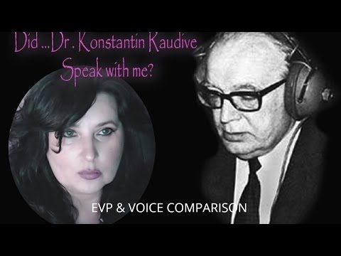 Dr  Konstantin Raudive could this be his voice!