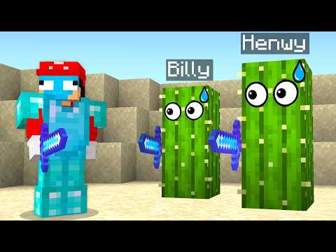 Minecraft Manhunt, But we Can Disguise as Blocks