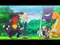 Pokemon Journeys Cynthia Garchomp Cute Moment HD