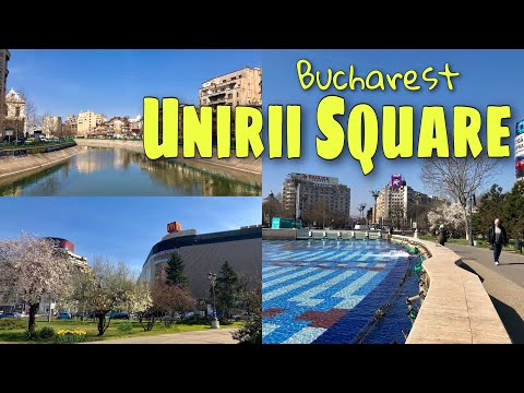 🇷🇴 Unirii Square Park | 4k Walking Tour | Bucharest