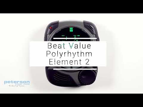 StroboPLUS HDC Metronom – Video-Bedienungsanleitung – 5 Taktwerte / Polyrhythmus-Element 2