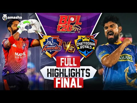 Full Match Highlight | Rajshahi Warriors vs Chattogram Royals | Final | BPL 2025 | Tamasha Sports