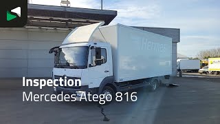Автофургон Mercedes-Benz Atego 816 4X2 Manual Steelsuspension Ladebordwand Euro 6 | Изображение 4 - Autoline