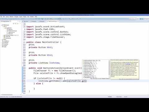 JavaFx Tutorial For Beginners 16  JavaFX FileChooser