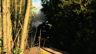 preview picture of video 'Dampflok BR 95 auf dem Weg nach Schmalkalden (hier oberhalb der Ortschaft Mittelstille)'