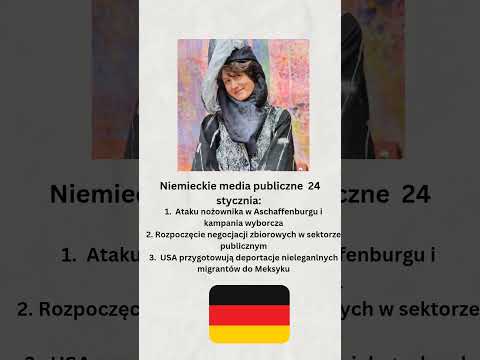 Niemieckie media publiczne 24 stycznia