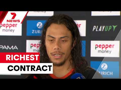 Jarome Luai signs richest NRL deal with PNG Chiefs | 7NEWS
