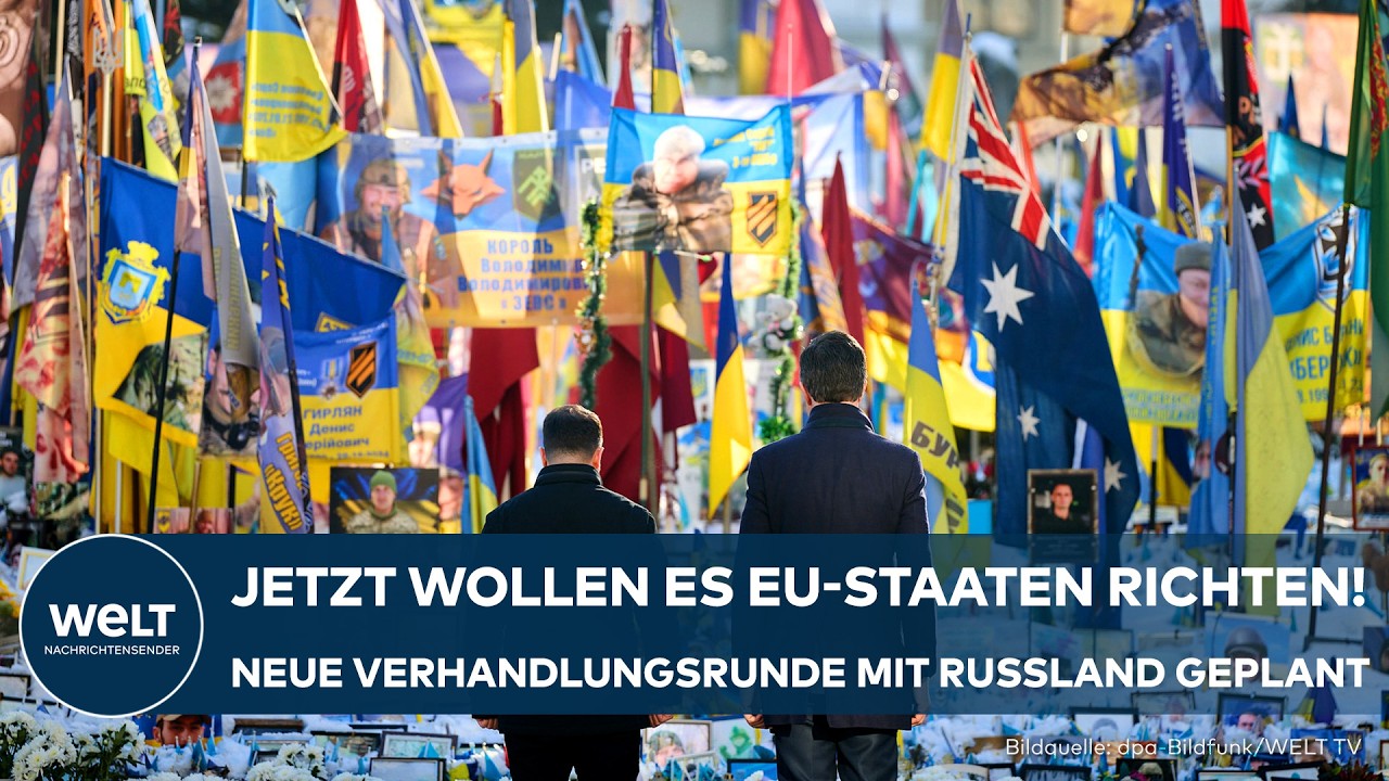 PUTINS KRIEG: Deutschland, Frankreich und Großbritannien planen Initiative für Ukraine-Verhandlungen