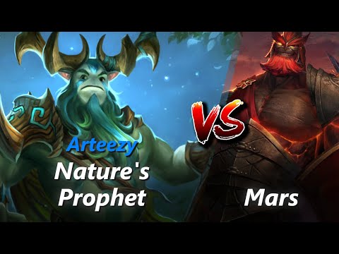 How to Nature's Prophet safelane vs Mars/Lion (feat. Arteezy) | First 10 minutes