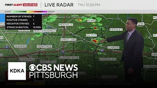 Tracking potential storms in the Pittsburgh area on Thursday | KDKA-TV Afternoon Forecast (6/10)