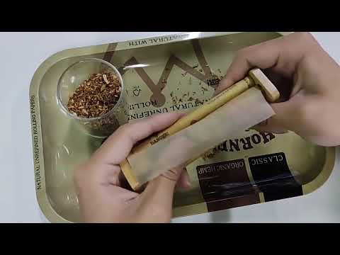 HORNET DANGER Natural Bamboo 110MM Cigarette Rolling Machine