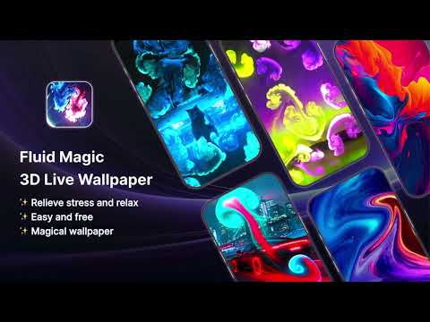 Fluid Magic: 3D Live Wallpaper Video