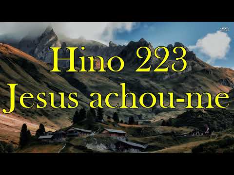 Hinário Adventista 223 - Jesus Achou-me
