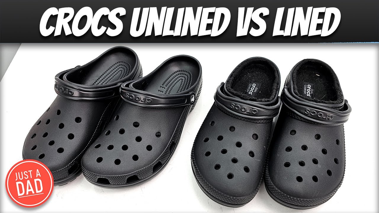 Crocs Unlined vs Lined Comparison