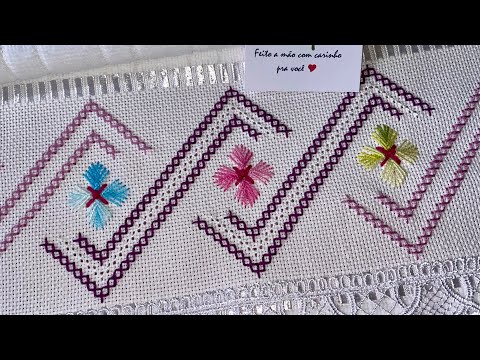 Video 91 - False Sieve, Diagonal Bar, Interlaced Eyelets