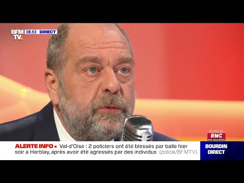 Eric Dupond-Moretti face à Jean-Jacques Bourdin sur RMC et BFMTV