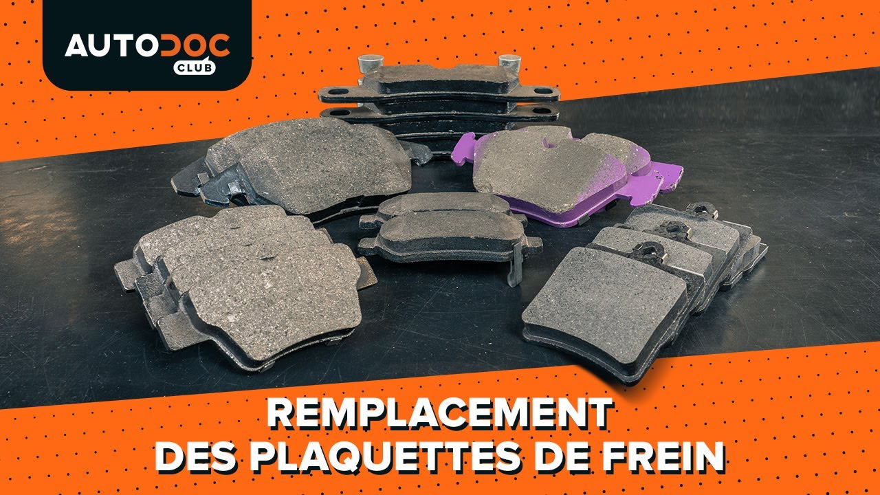 Comment changer : plaquettes de frein sur une voiture