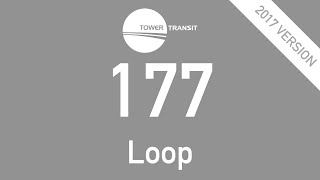 BLAST TO THE PAST 2017: Tower Transit Trunk Bus Route 177 Hyperlapse
