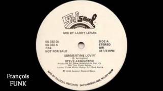 Steve Arrington  -  Summertime Lovin' (1980) ♫