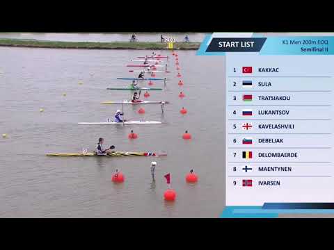 K1 men 200m - Semifinal II 2021 ICF Kayak-Canoe sprint Olympic 2020 qualification - Szeged Hungary
