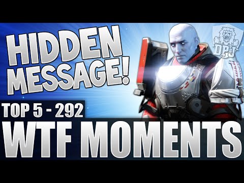 Destiny: Zavala's Secret Hidden Message? Top 5 WTF, Epic & Funny Moments / Episode 292