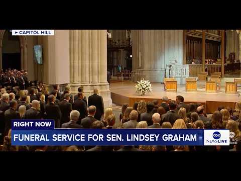 Funeral service for Sen. Lindsey Graham at the National Cathedral: LIVE