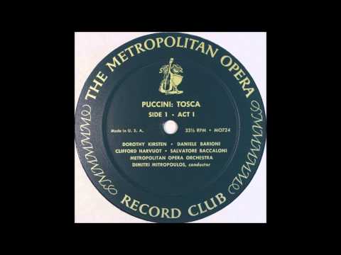 Puccini Tosca Act 1, Mitropoulos