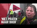 Fietsprotest: "Wat willen wij? Een brug over het IJ!"