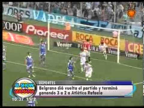 Belgrano le ganó a Rafaela 03 09 2013