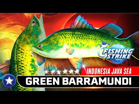 GREEN BARRAMUNDI KIM BAK LOR 金目鲈 INDONESIA MAP【釣魚大亨 Fishing Strike】
