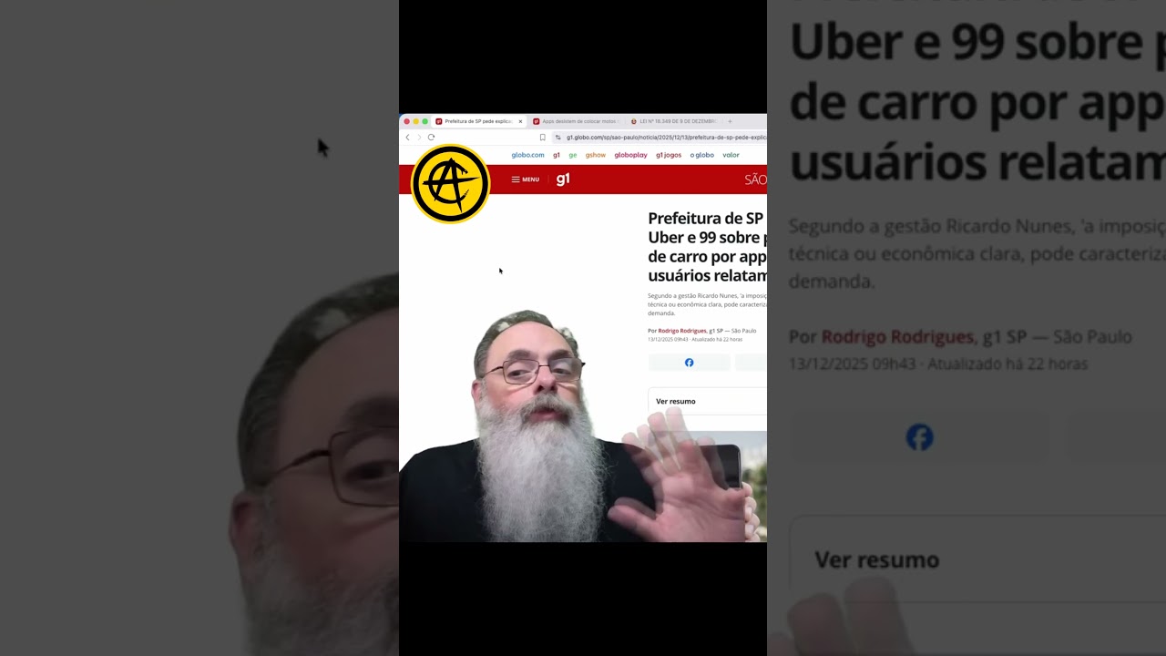 RICARDO NUNES mais COMUNISTA que BOULOS quer IMPEDIR PAULISTANOS de USAR APLICATIVOS de LOCOMOÇÃO