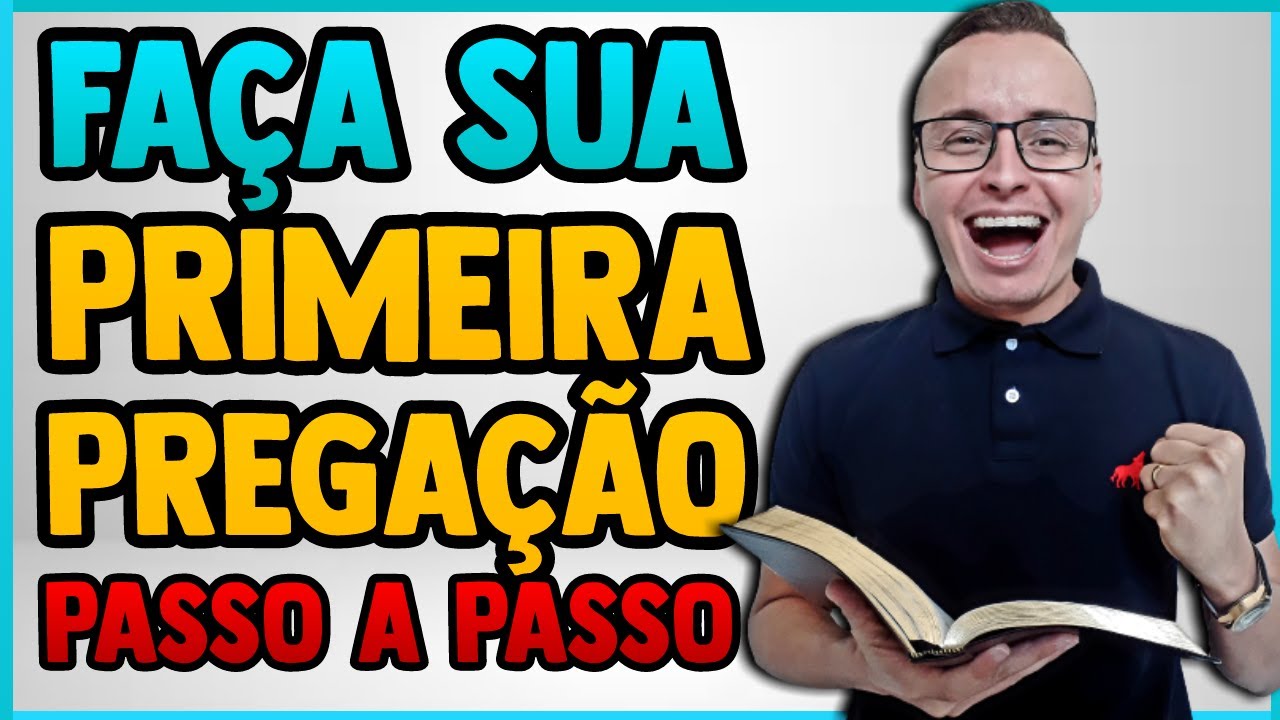 Como Fazer Uma Pregação Pela Primeira vez PASSO A PASSO | Thalles Villas