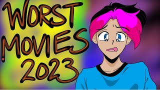 TOP 10 WORST MOVIES 2023 - (Hand drawn illustrations) ReviewJunkee