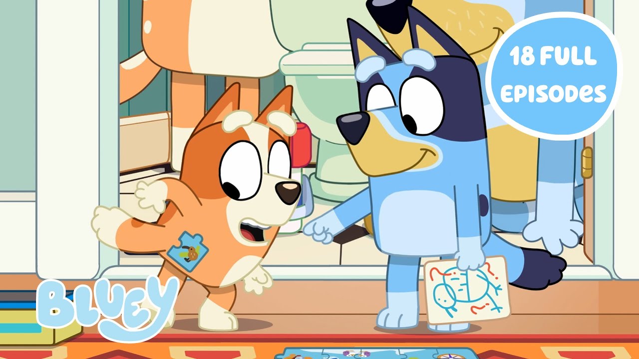 NEW Bluey Series 1, 2 & 3 FULL EPISODES | Featuring Bingo, Dad Baby and 16 More! 💙🧡 | Bluey