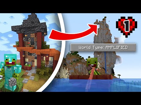 AN AMAZING START! Minecraft Amplified Hardcore [Ep.1] 1.20.4