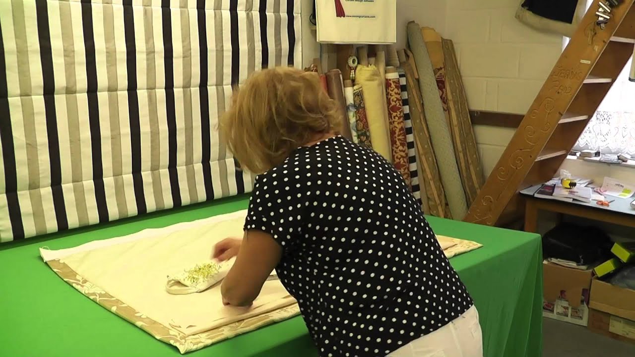 How to make basic lined curtains