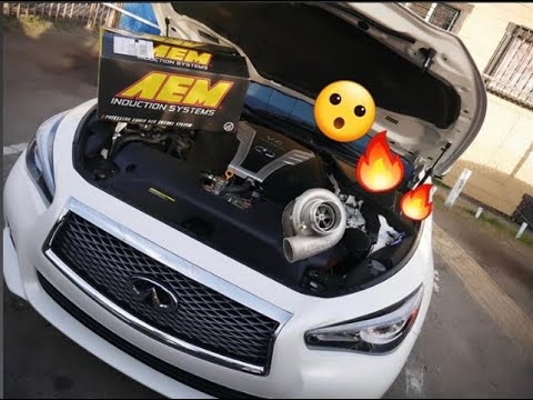 AEM INTAKE INSTALL ON INFINITI Q50 3.0T