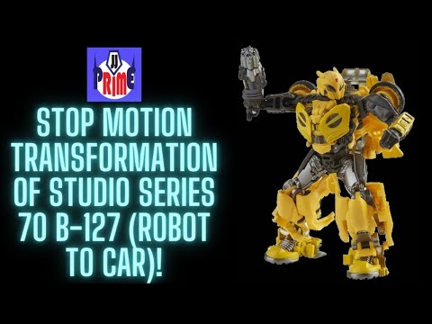 STOP MOTION PREVIEW of Transformers Studio Series 70 Deluxe B-127!