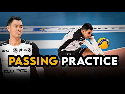 Volleyball Passing Practice - Asseco Resovia