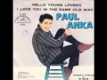 Hello Young Lovers- Paul Anka 45 rpm! 