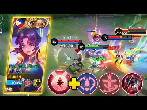 LIFEDRAIN CAN'T COUNTER THIS UNLIMITED HP REGEN COMBO!!🔥RUBY BEST BUILD 2023