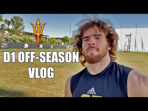 Football & Bike Tour Through Arizona State Campus (D1 Athlete Offseason Vlog)