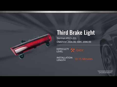 GMC Yukon Third Brake Light Assembly Installation Video by Dorman Products