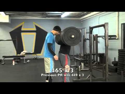 Rob Orlando Back Squats for WOD 110225
