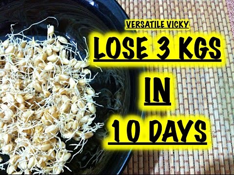 How to Lose Weight Fast 3 Kgs in 10 Days with Wheat Sprouts / How to make Wheat Sprouts in Hindi