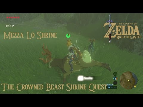 Zelda BoTW The Crowned Beast Shrine Quest, Mezza Lo Shrine