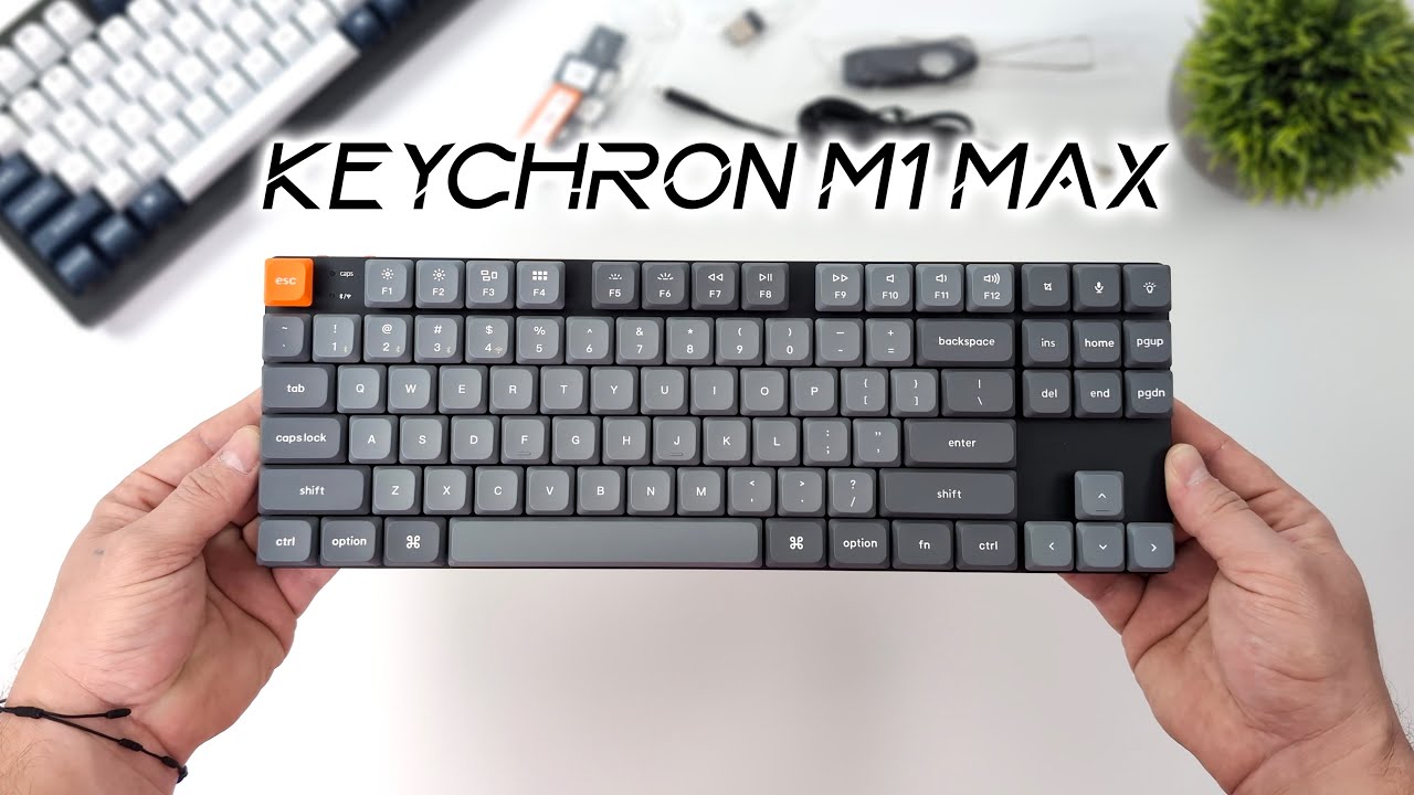 Keychron K1 Max Low Profile Wireless Mechanical Keyboard Hands On Review