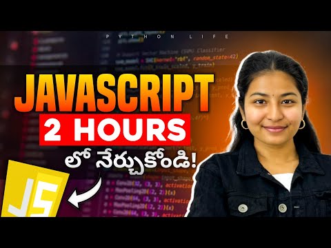 Javascript In 2hours Javascript Zero To Hero Javascript In Telugu Javascript Oneshot