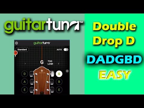 Tune Guitar Double Drop D | DADGBD | Guitar Tuna